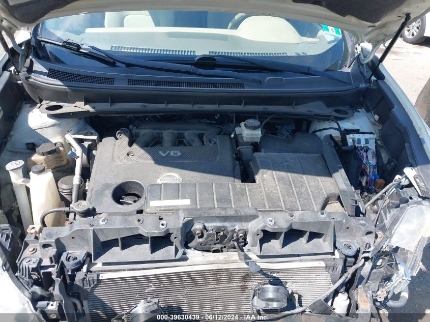 2009 Nissan Murano Sl VIN: JN8AZ18WX9W139821 Lot: 39630439