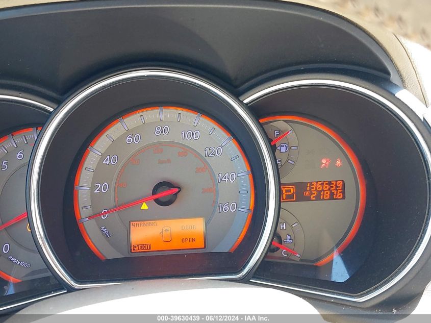 2009 Nissan Murano Sl VIN: JN8AZ18WX9W139821 Lot: 39630439