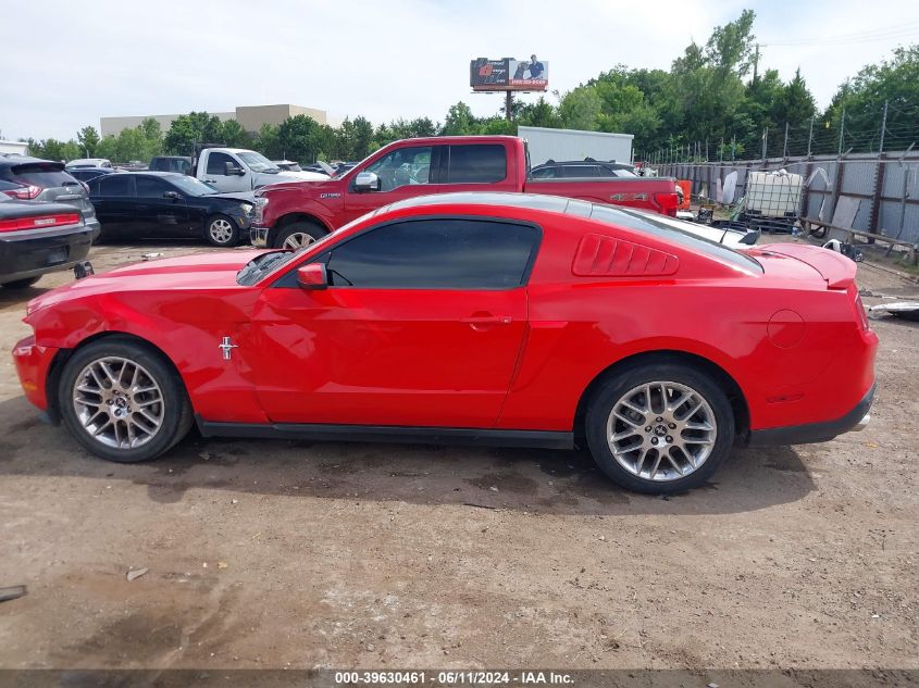 2012 Ford Mustang V6 Premium VIN: 1ZVBP8AMXC5275612 Lot: 39630461