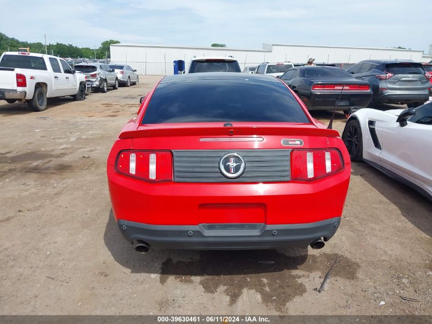 2012 Ford Mustang V6 Premium VIN: 1ZVBP8AMXC5275612 Lot: 39630461