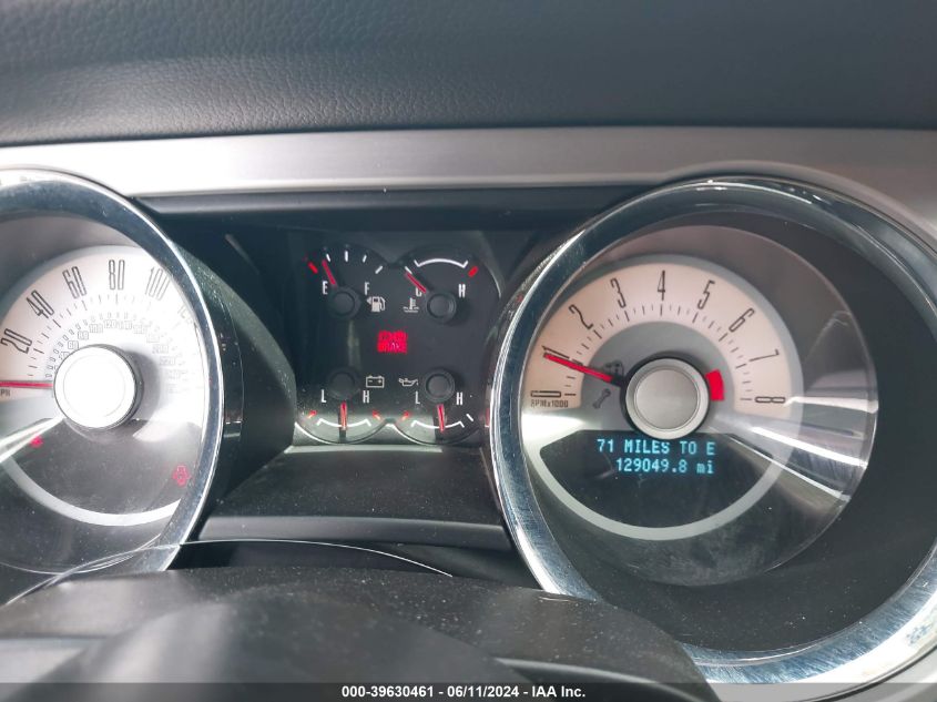 2012 Ford Mustang V6 Premium VIN: 1ZVBP8AMXC5275612 Lot: 39630461