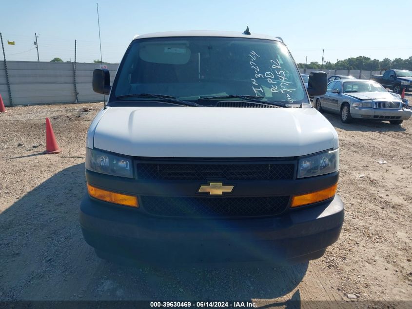 2019 Chevrolet Express 3500 Work Van VIN: 1GCZGGFG9K1174582 Lot: 39630469