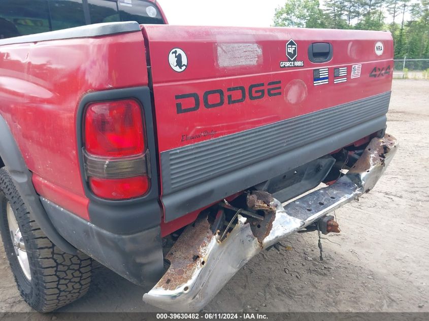 1999 Dodge Ram 1500 St VIN: 3B7HF12Y7XG131149 Lot: 39630482