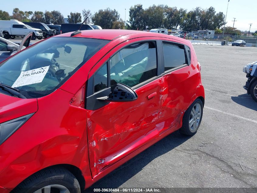 2014 Chevrolet Spark 1Lt Auto VIN: KL8CD6S97EC467138 Lot: 39630484