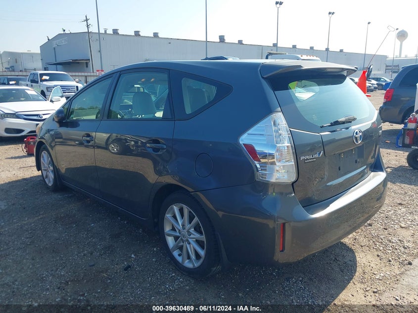 2013 Toyota Prius V Five VIN: JTDZN3EUHD3212042 Lot: 39630489