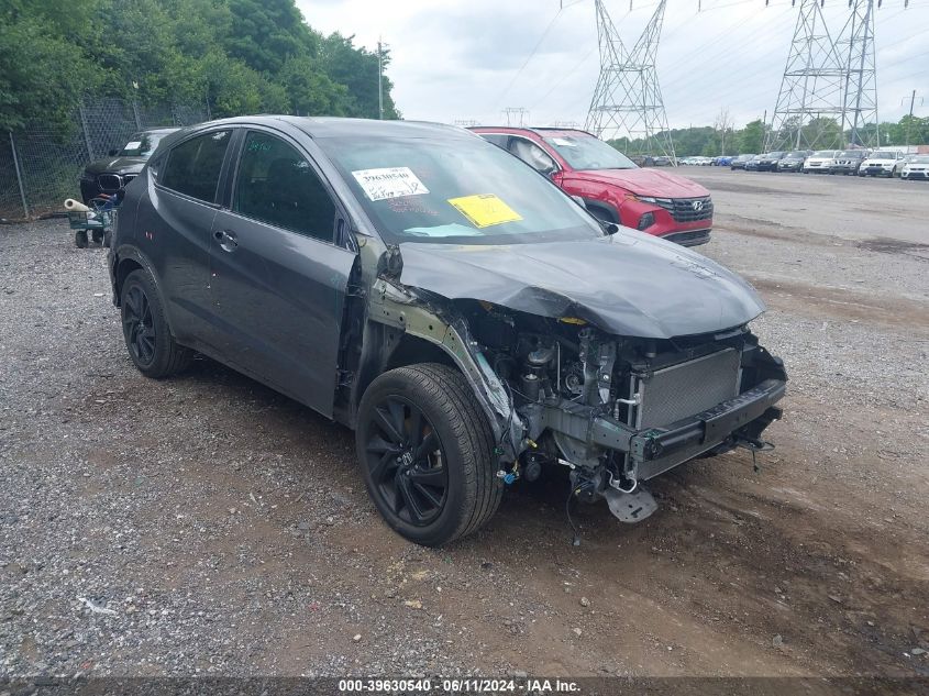 2022 Honda Hr-V Awd Sport VIN: 3CZRU6H17NM744334 Lot: 39630540