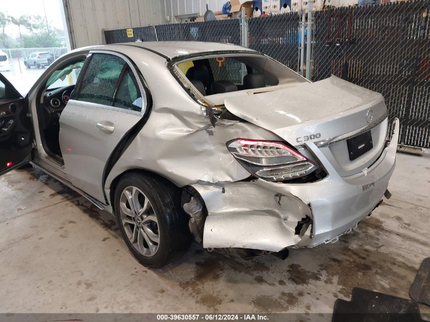 2017 Mercedes-Benz C 300 Luxury/Sport VIN: 55SWF4JBXHU212190 Lot: 39630557