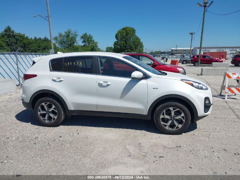 2021 Kia Sportage Lx VIN: KNDPMCAC1M7939796 Lot: 39630570