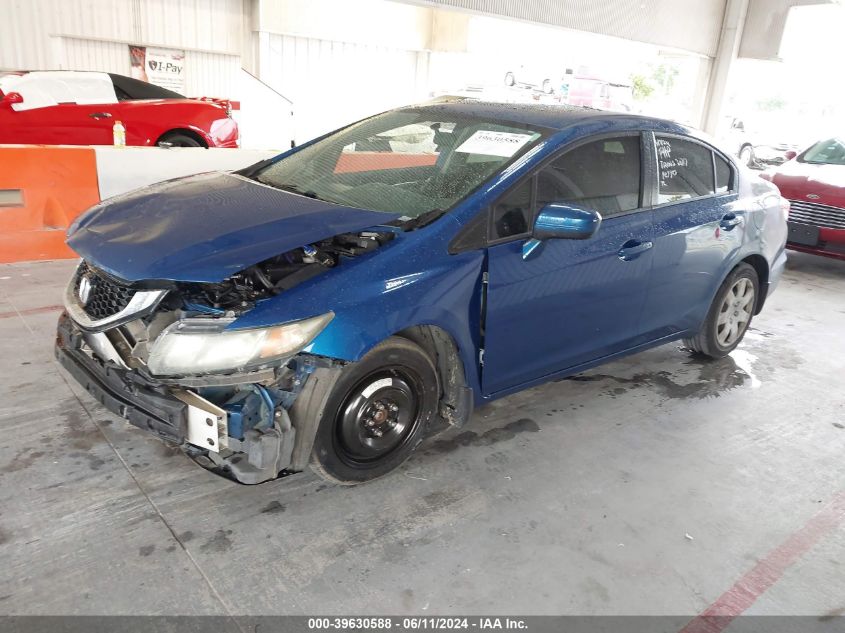 2014 Honda Civic Ex VIN: 19XFB2F80EE050232 Lot: 39630588