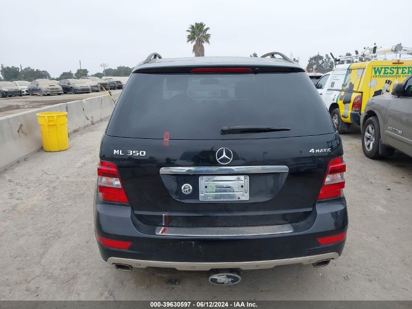 4JGBB8GB1BA67595 2011 Mercedes-Benz Ml 350 4Matic