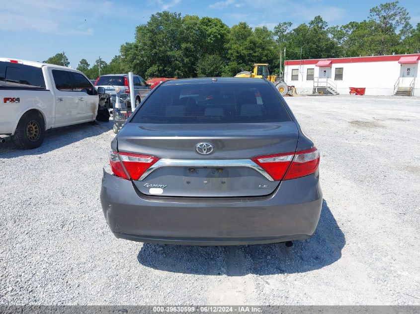 2015 Toyota Camry Le VIN: 4T1BF1FK9FU110287 Lot: 39630599