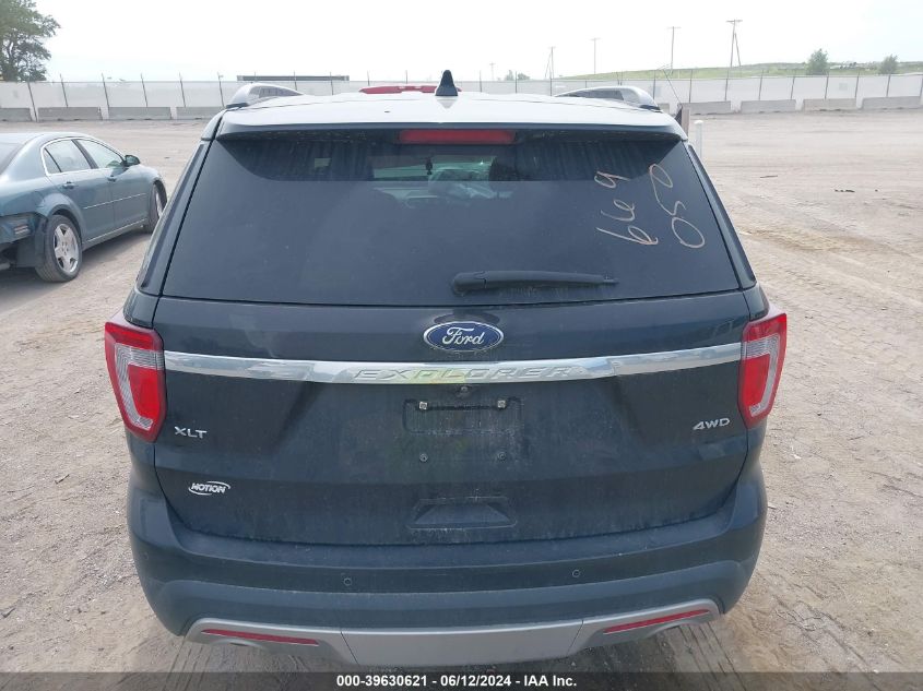 2017 Ford Explorer Xlt VIN: 1FM5K8D87HGA03619 Lot: 39630621