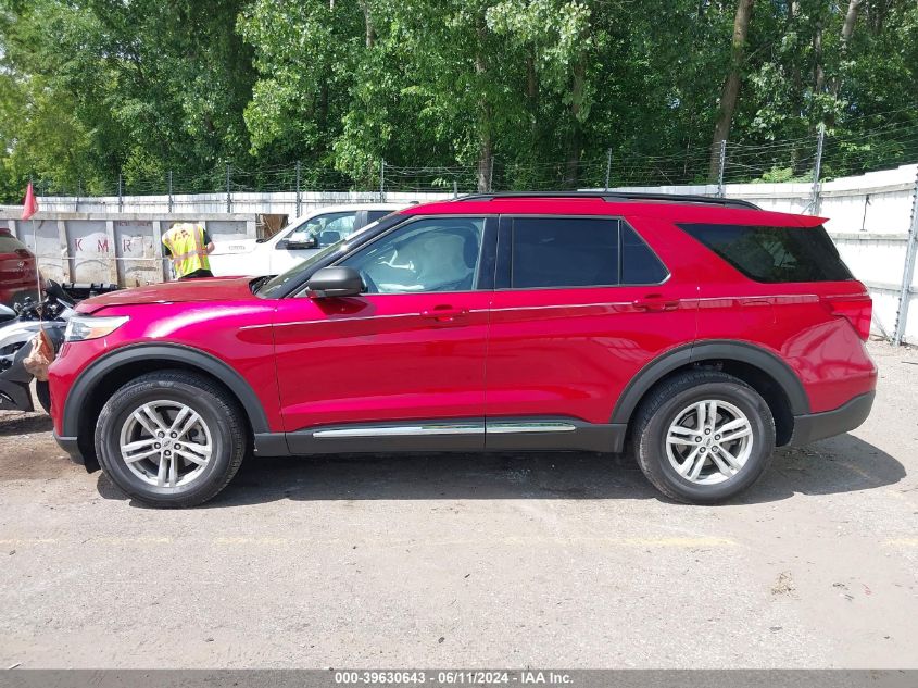 2021 Ford Explorer Xlt VIN: 1FMSK8DH4MGA49700 Lot: 39630643