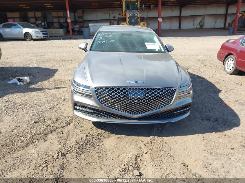 2023 Genesis G80 Advanced VIN: KMTGB4SC6PU195257 Lot: 39630656