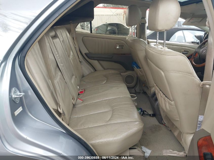 2002 Lexus Rx 300 VIN: JTJGF10UX20147903 Lot: 39630659