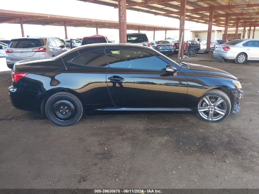 2012 Lexus Is 250C VIN: JTHFF2C24C2522333 Lot: 39630670