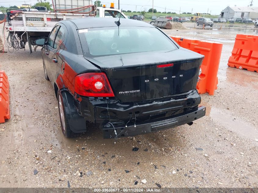 2012 Dodge Avenger Se VIN: 1C3CDZAB4CN167852 Lot: 39630677