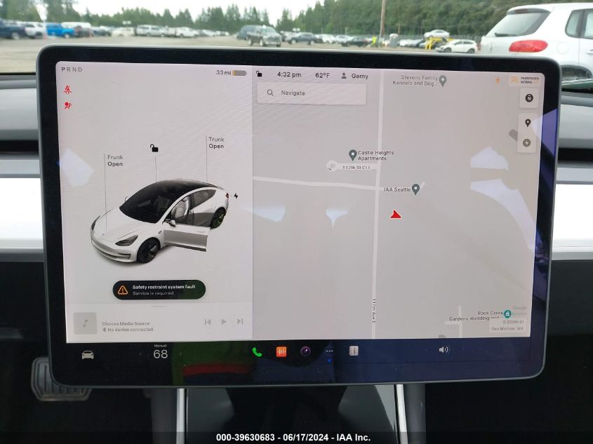 2020 Tesla Model 3 Standard Range Plus Rear-Wheel Drive/Standard Range Rear-Wheel Drive VIN: 5YJ3E1EA1LF805114 Lot: 39630683