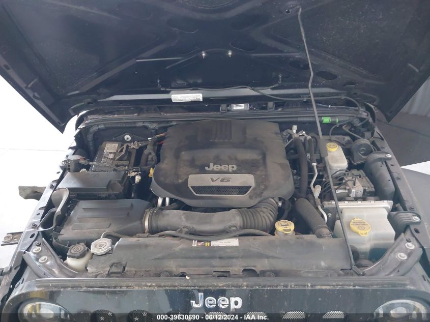 2016 Jeep Wrangler Unlimited Sport VIN: 1C4BJWDG3GL249692 Lot: 39630690