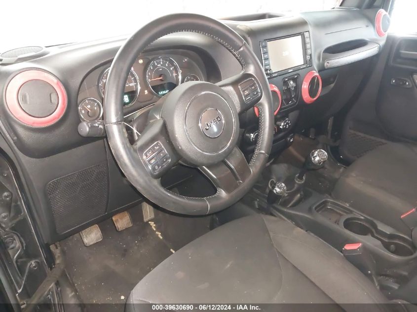 2016 Jeep Wrangler Unlimited Sport VIN: 1C4BJWDG3GL249692 Lot: 39630690