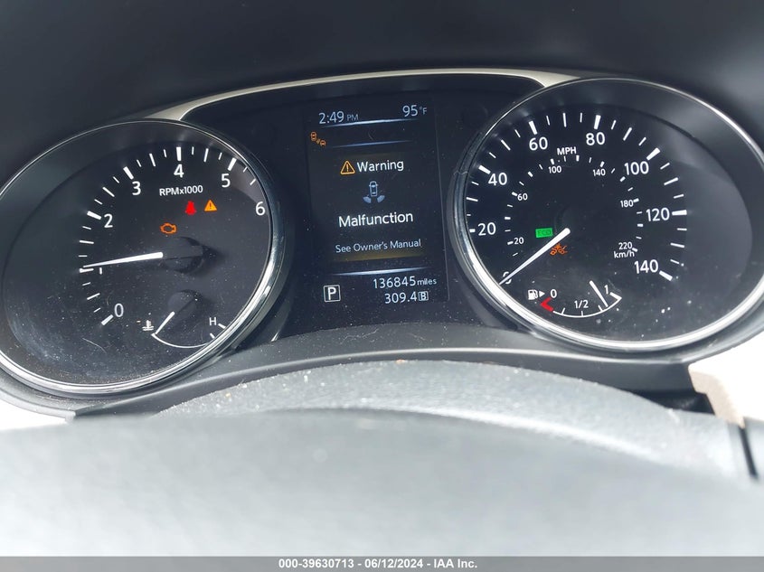 2016 Nissan Rogue Sl VIN: 5N1AT2MT7GC925360 Lot: 39630713