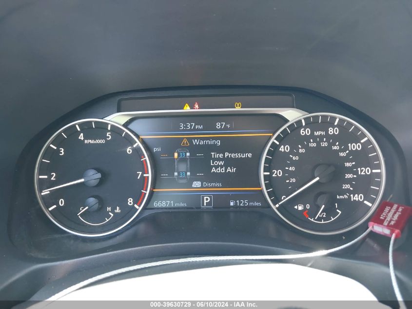 2022 Nissan Altima Sv Fwd VIN: 1N4BL4DV3NN342426 Lot: 39630729