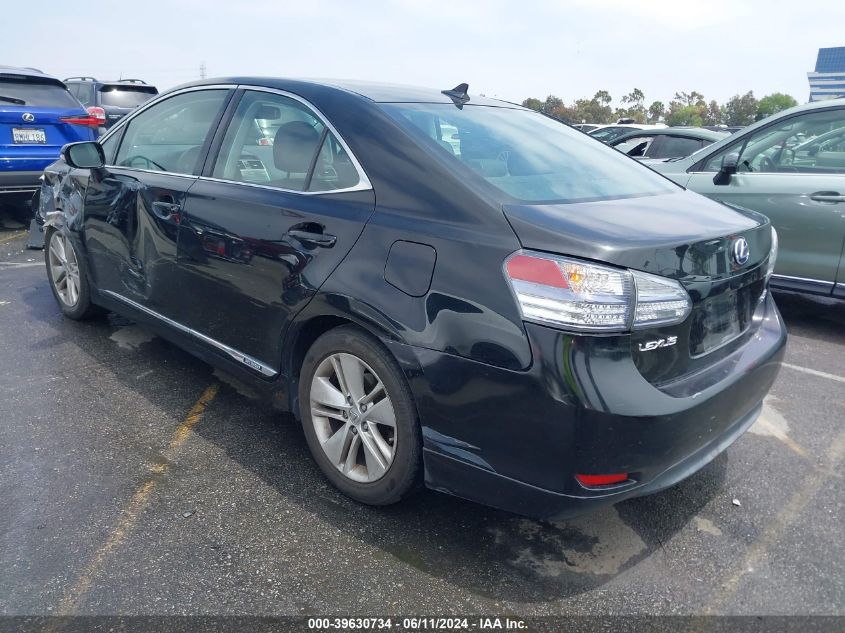 2010 Lexus Hs 250H VIN: JTHBB1BA3A2010878 Lot: 39630734