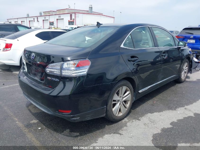 2010 Lexus Hs 250H VIN: JTHBB1BA3A2010878 Lot: 39630734