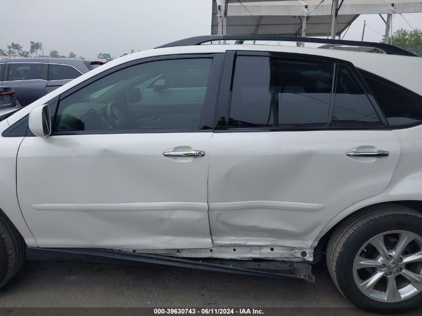 2009 Lexus Rx 350 VIN: JTJHK31U992858808 Lot: 39630743