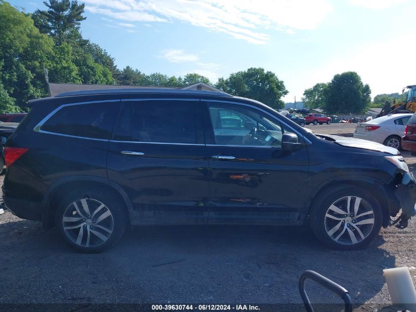 2016 Honda Pilot Elite VIN: 5FNYF6H09GB107648 Lot: 39630744