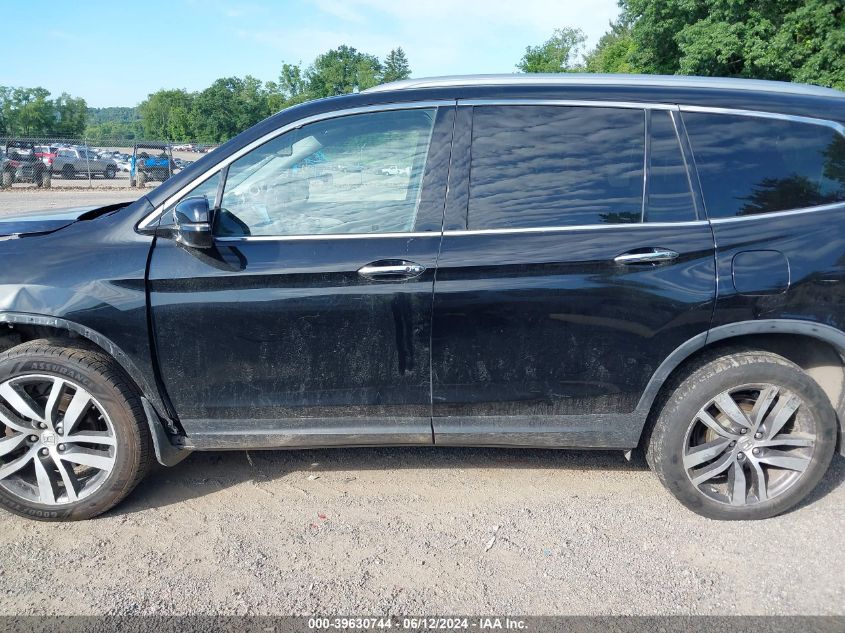 2016 Honda Pilot Elite VIN: 5FNYF6H09GB107648 Lot: 39630744