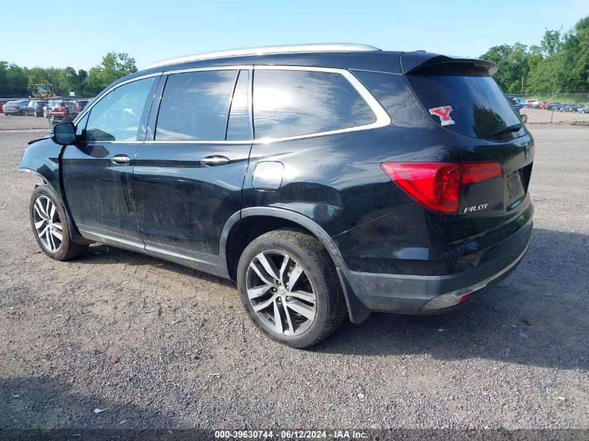 2016 Honda Pilot Elite VIN: 5FNYF6H09GB107648 Lot: 39630744