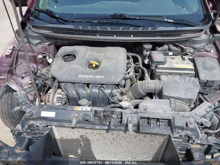 2017 Kia Forte Lx VIN: 3KPFK4A70HE009968 Lot: 39630783