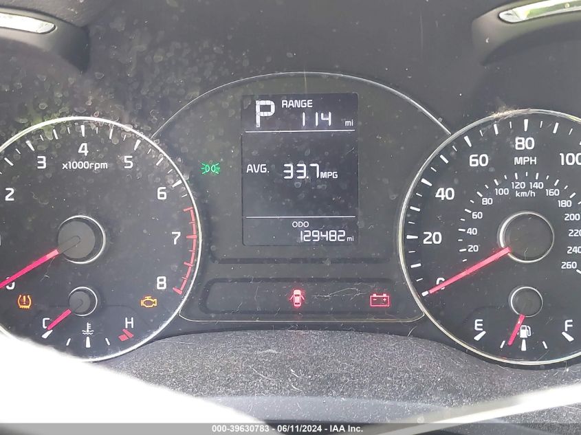 2017 Kia Forte Lx VIN: 3KPFK4A70HE009968 Lot: 39630783