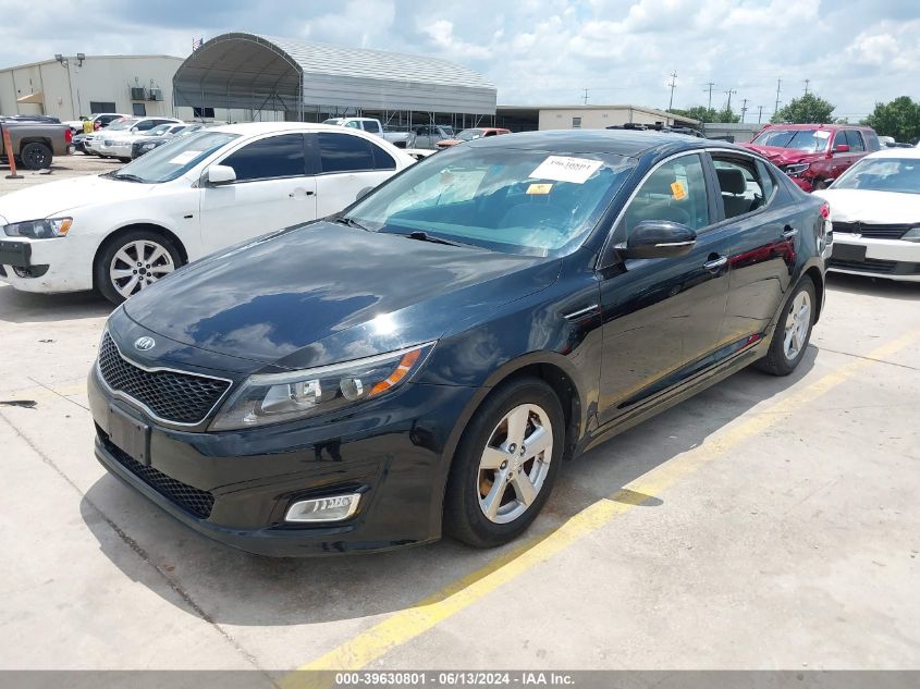 2015 Kia Optima Lx VIN: 5XXGM4A79FG467642 Lot: 39630801