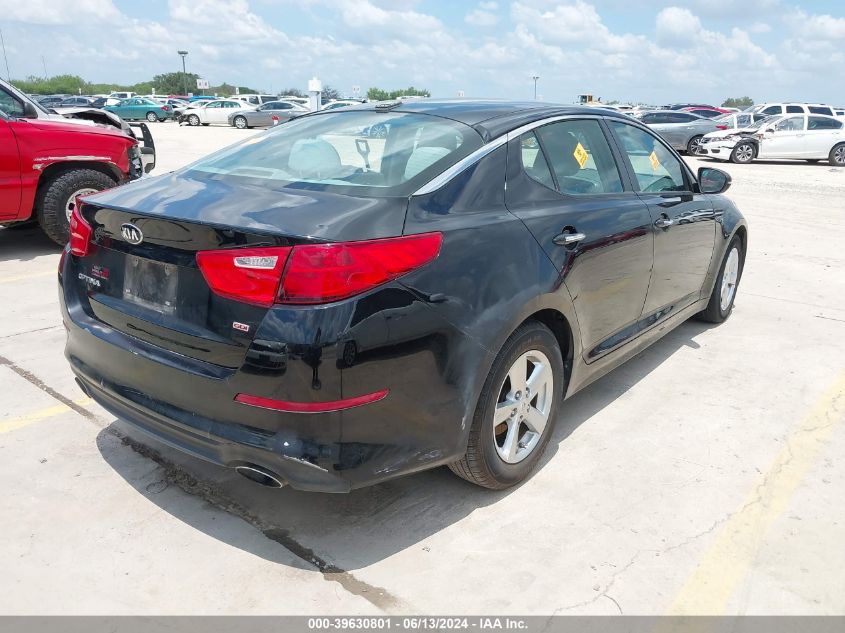 2015 Kia Optima Lx VIN: 5XXGM4A79FG467642 Lot: 39630801