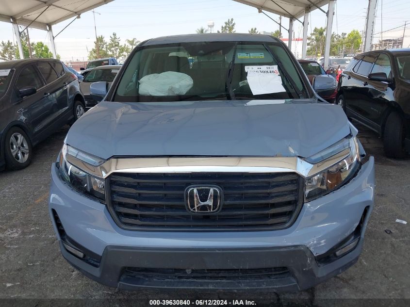 2022 Honda Ridgeline Rtl VIN: 5FPYK3F59NB036836 Lot: 39630840