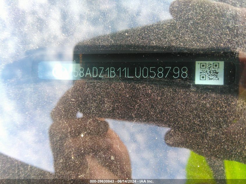 2020 Lexus Es 350 VIN: 58ADZ1B11LU058798 Lot: 39630843