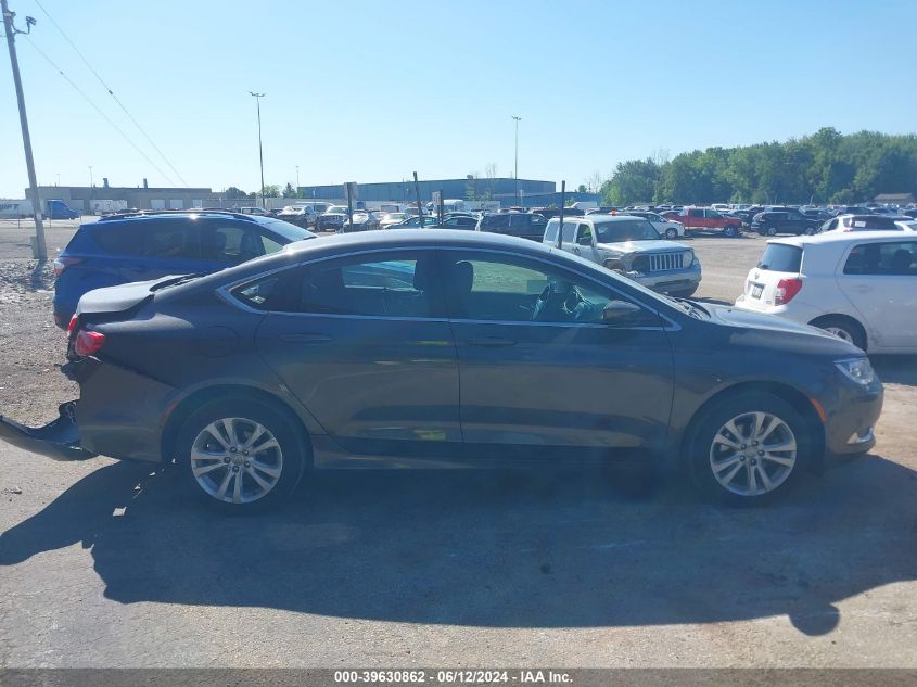 2015 CHRYSLER 200 LIMITED - 1C3CCCAB2FN510646