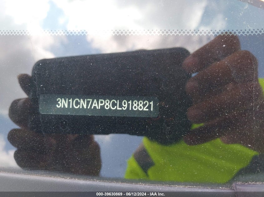 2012 Nissan Versa 1.6 Sv VIN: 3N1CN7AP8CL918821 Lot: 39630869