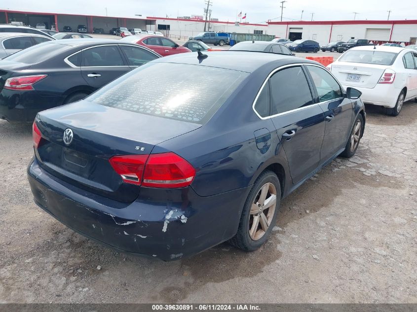 2012 Volkswagen Passat 2.5L Se VIN: 1VWBP7A38CC043801 Lot: 39630891