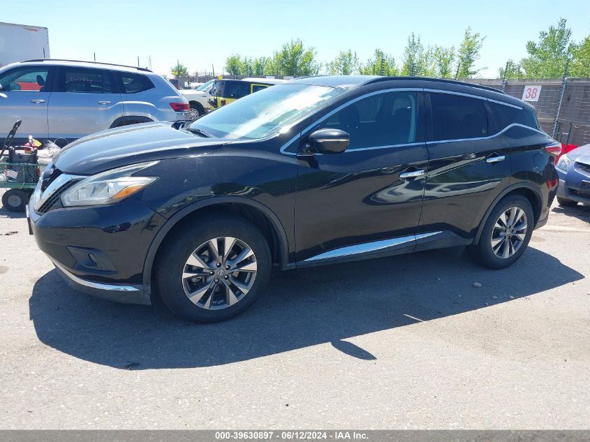 2015 Nissan Murano Sv VIN: 5N1AZ2MG1FN266910 Lot: 39630897