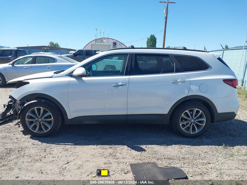 2017 Hyundai Santa Fe Limited VIN: KM8SNDHF9HU239301 Lot: 39630908