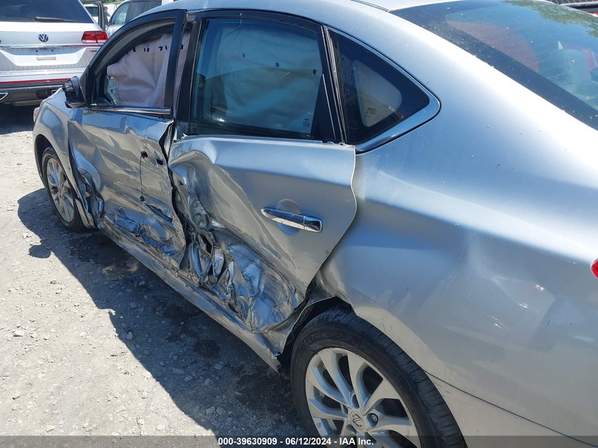 2018 Nissan Sentra Sv VIN: 3N1AB7AP4JY262259 Lot: 39630909