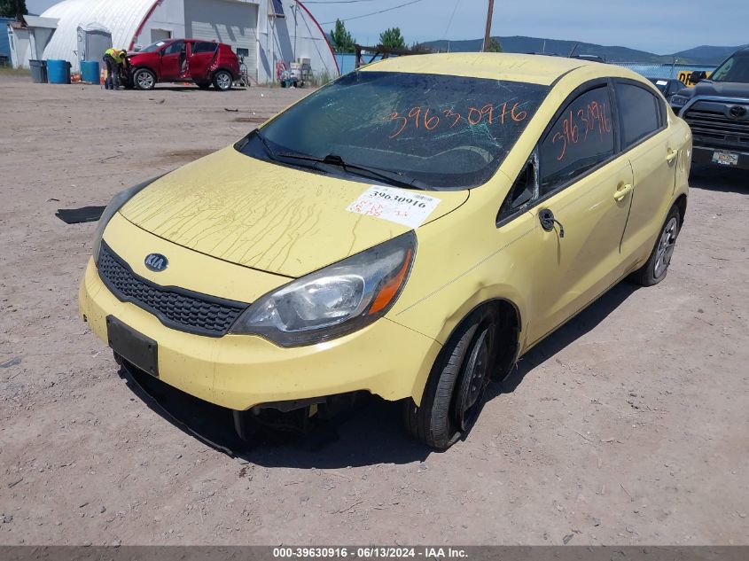 2016 Kia Rio Lx VIN: KNADM4A36G6660747 Lot: 39630916