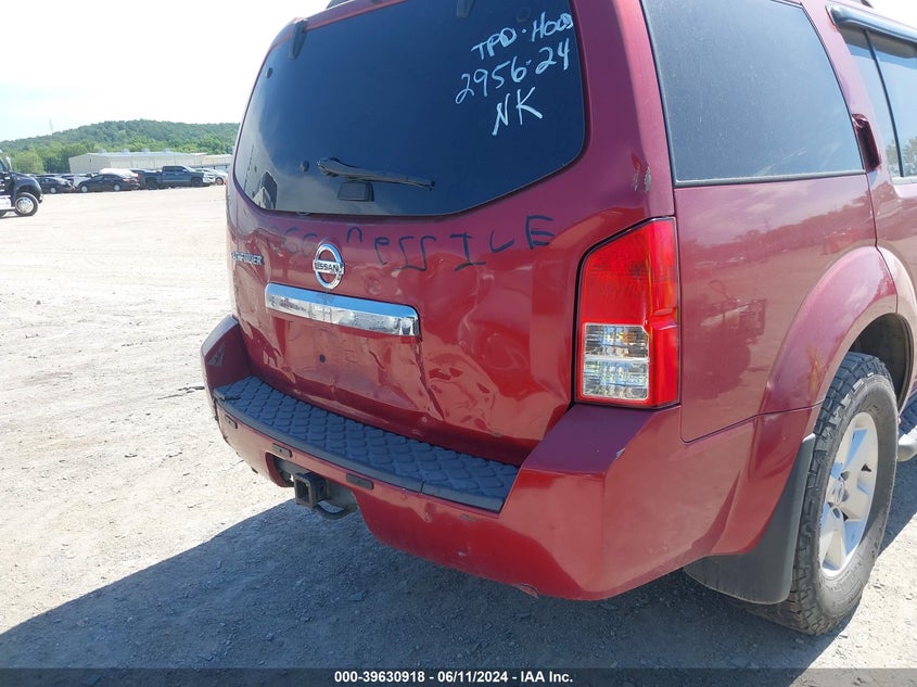 2012 Nissan Pathfinder Sv VIN: 5N1AR1NB8CC620409 Lot: 39630918