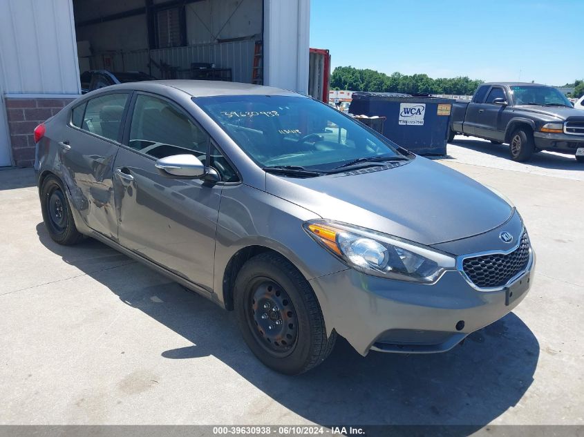 2016 Kia Forte Lx VIN: KNAFX4A69G5560304 Lot: 39630938