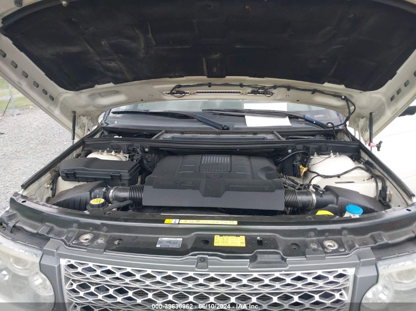 2010 Land Rover Range Rover Hse VIN: SALMF1D46AA316557 Lot: 39630962