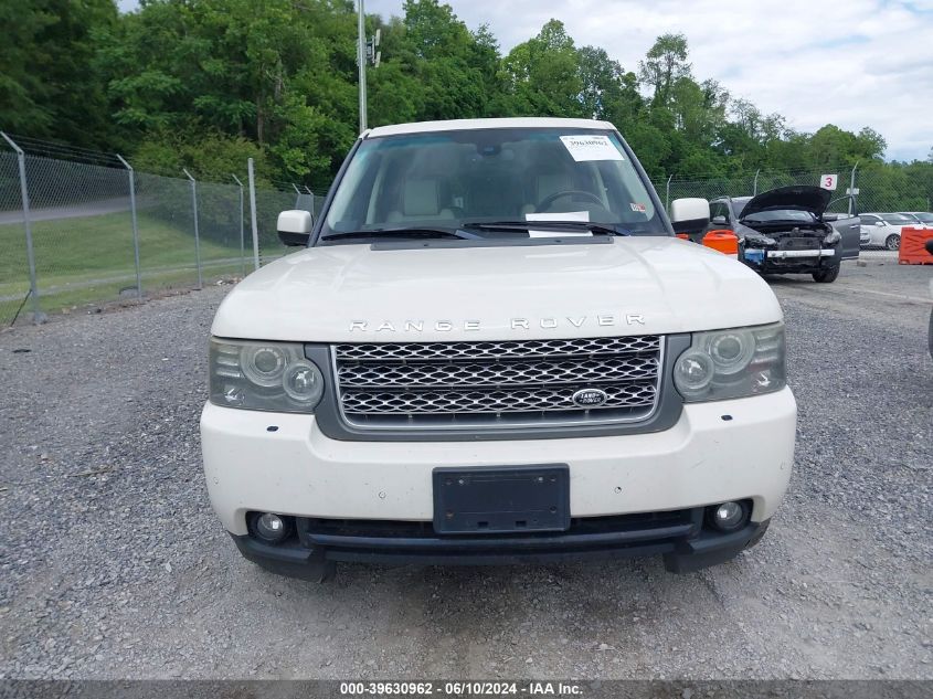 2010 Land Rover Range Rover Hse VIN: SALMF1D46AA316557 Lot: 39630962