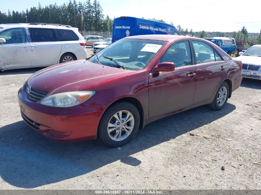 2004 Toyota Camry Le V6 VIN: 4T1BF30K64U066833 Lot: 39630987